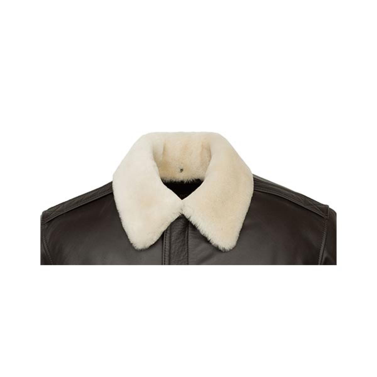 Detachable Lambswool Collar For A2 Flight Jacket