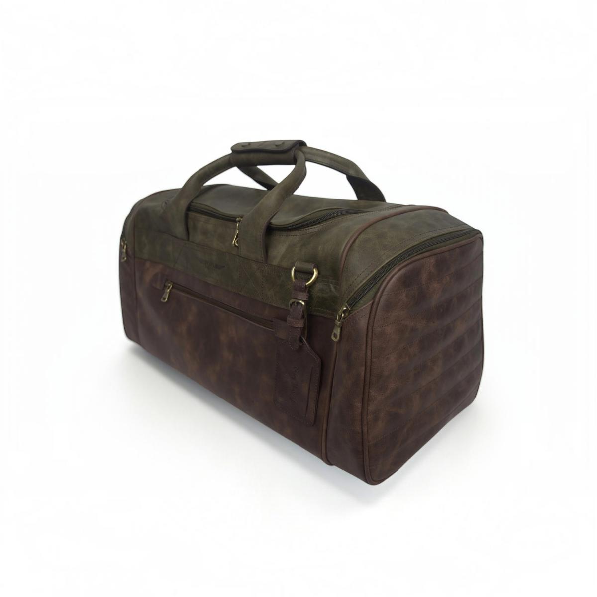 Keepall (Smooth Brown - Antique Green)